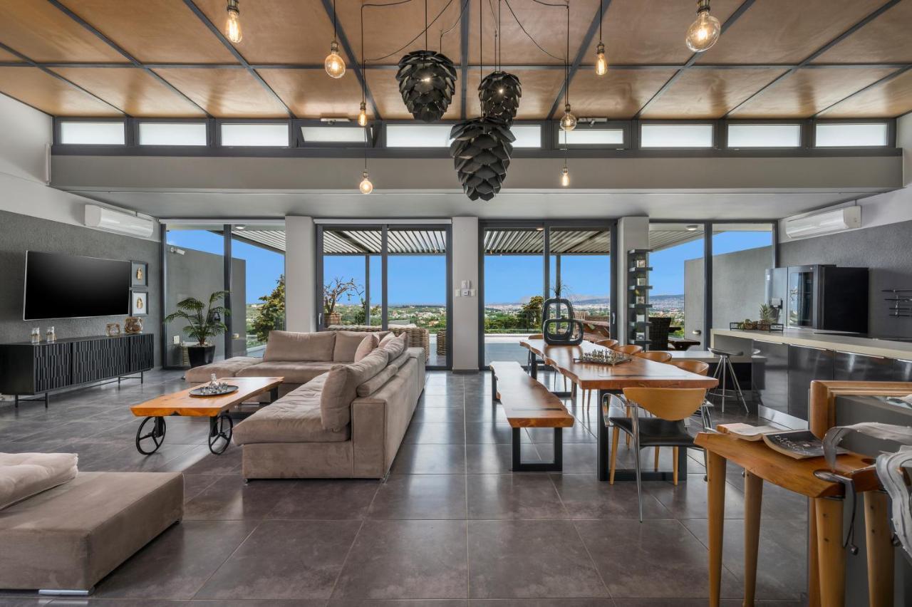 Olivenest Chania Executive Villa Perivólia Exteriör bild