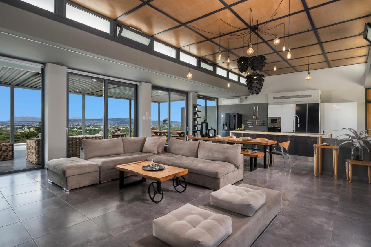 Olivenest Chania Executive Villa Perivólia Exteriör bild