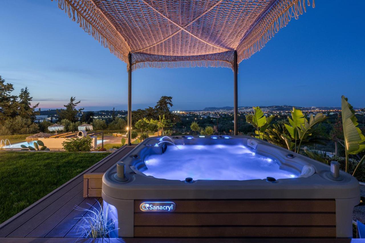 Olivenest Chania Executive Villa Perivólia Exteriör bild
