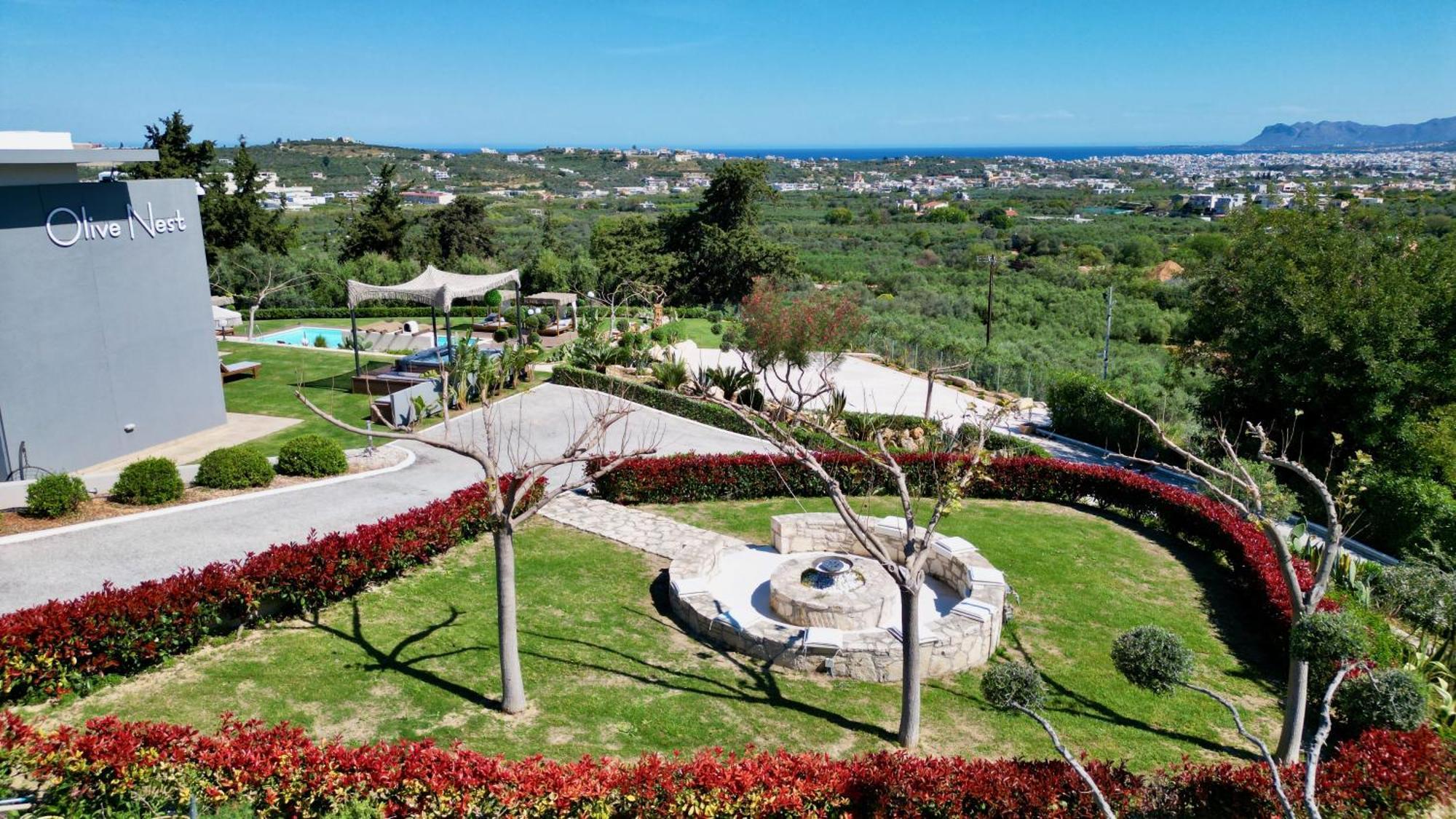 Olivenest Chania Executive Villa Perivólia Exteriör bild