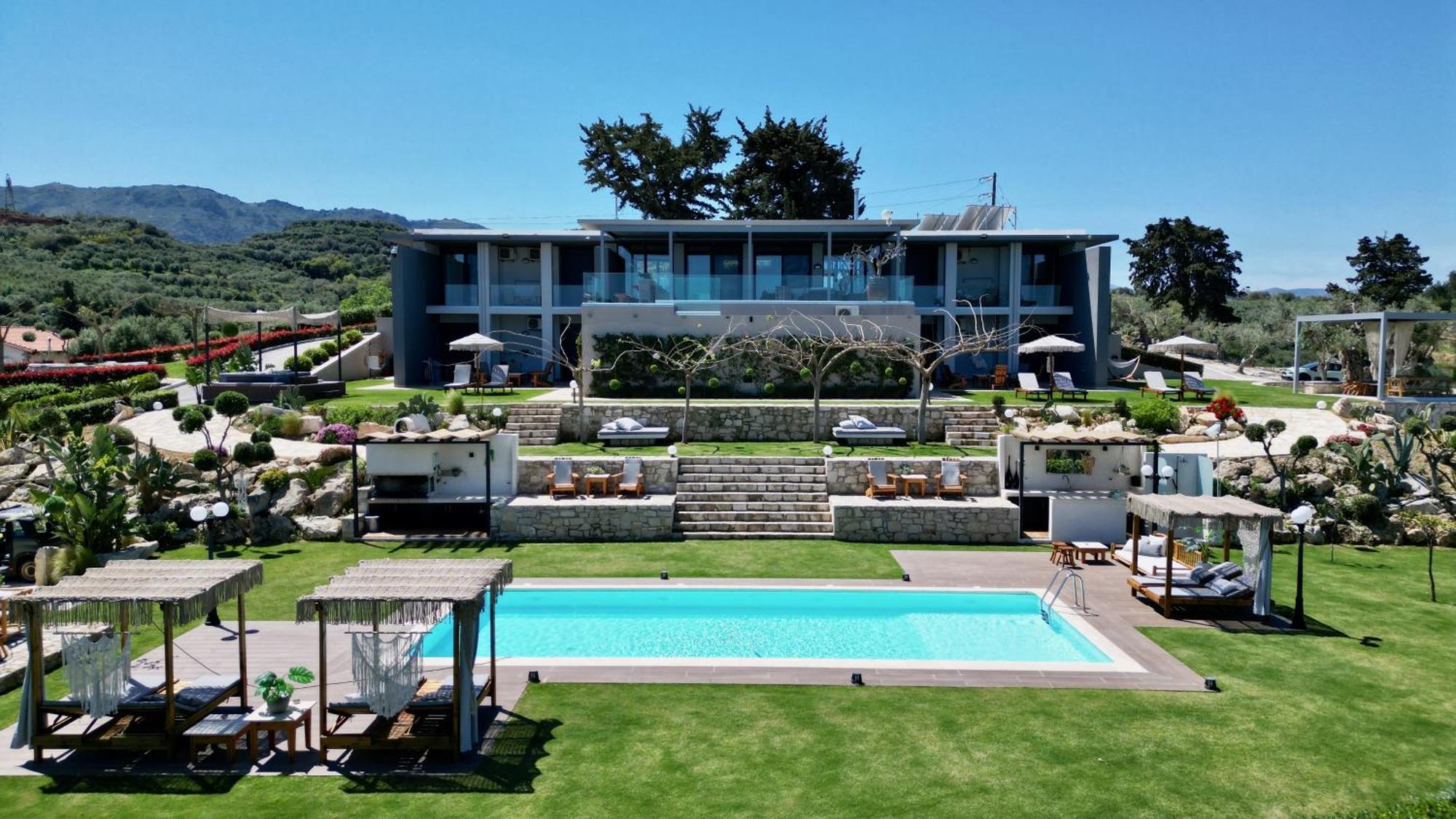 Olivenest Chania Executive Villa Perivólia Exteriör bild